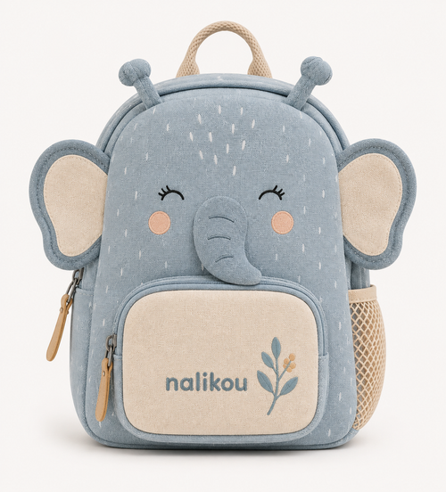 Sac à dos Nalikou Éléphant Bleu